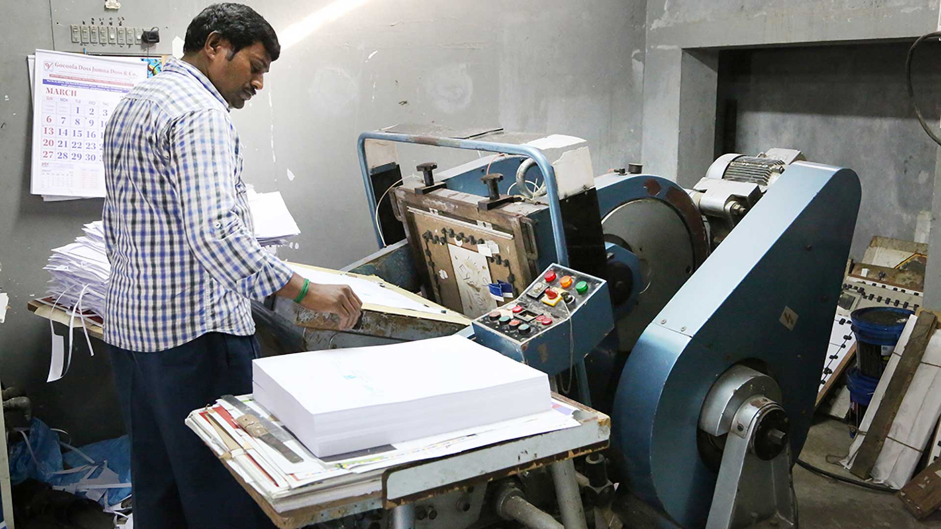 Printing production process
