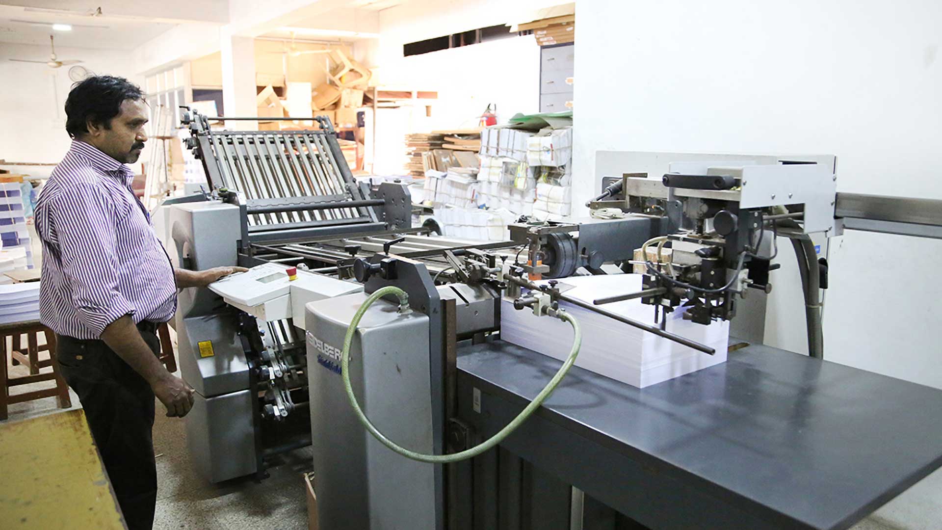 Book binding and print finishing